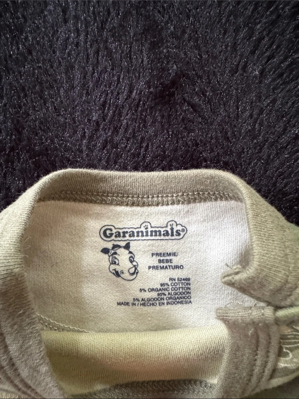 NWOT Preemie Garanimals Camo Baby Onesie With Turtles and Khaki Cargo Shorts
